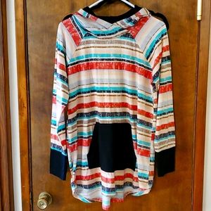 LulaRoe Hoodie with Front Pocket Size L